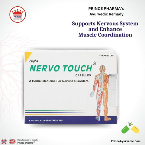 Nervo Touch Capsules | Best Ayurvedic Herbal Medicine for Nerves System