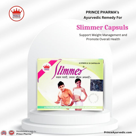 Prince Pharma Slimmer Capsules | Best Ayurvedic Herbal Suppliments for Weight Loss